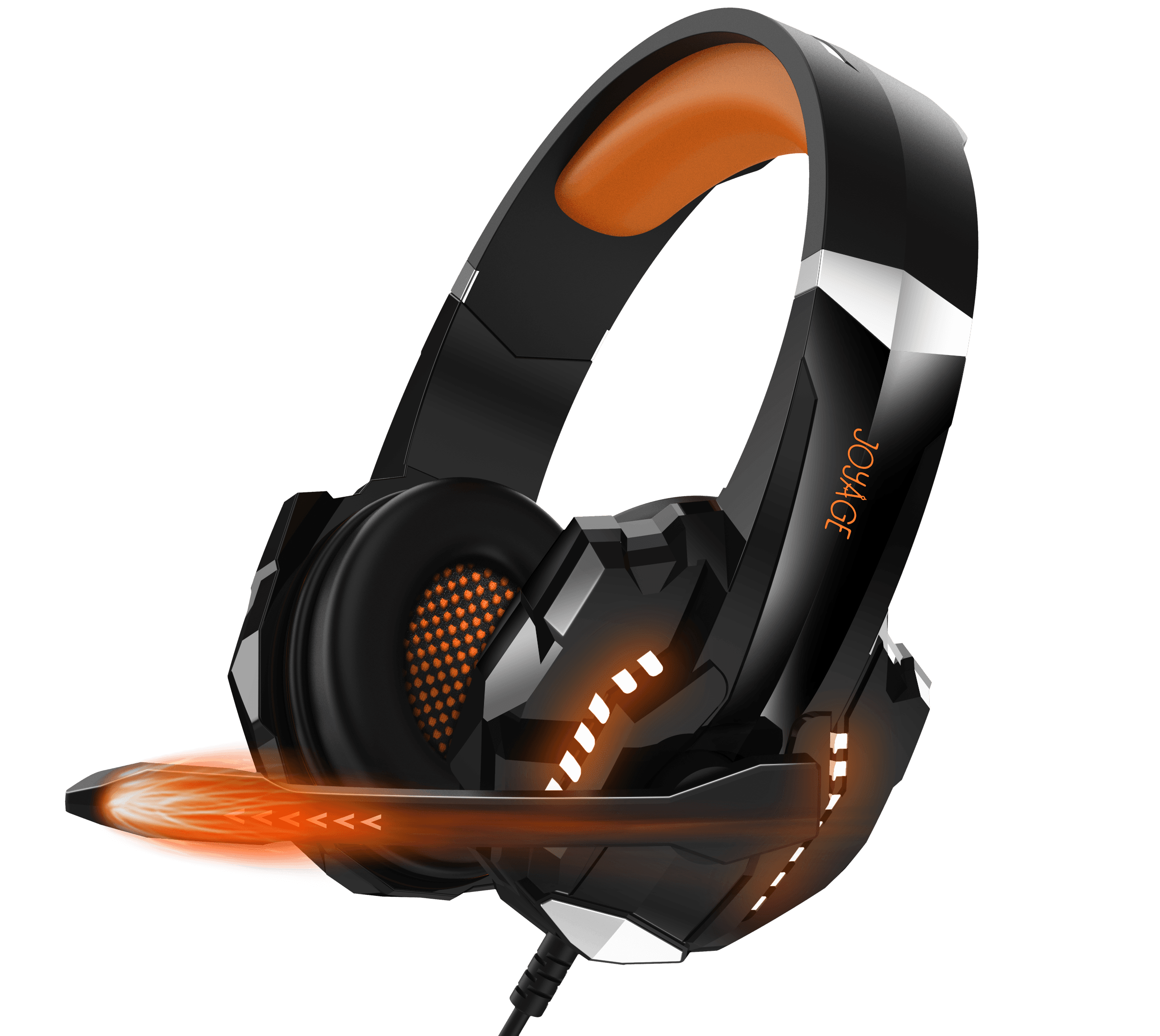 G9000pro CC Belgium OEM gaming headset case study orange color version