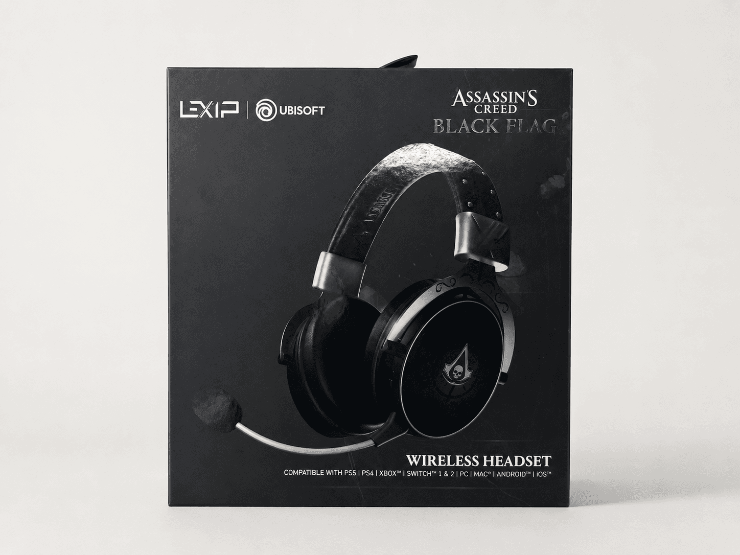 Black Flag France OEM gaming headset case study retail box front view