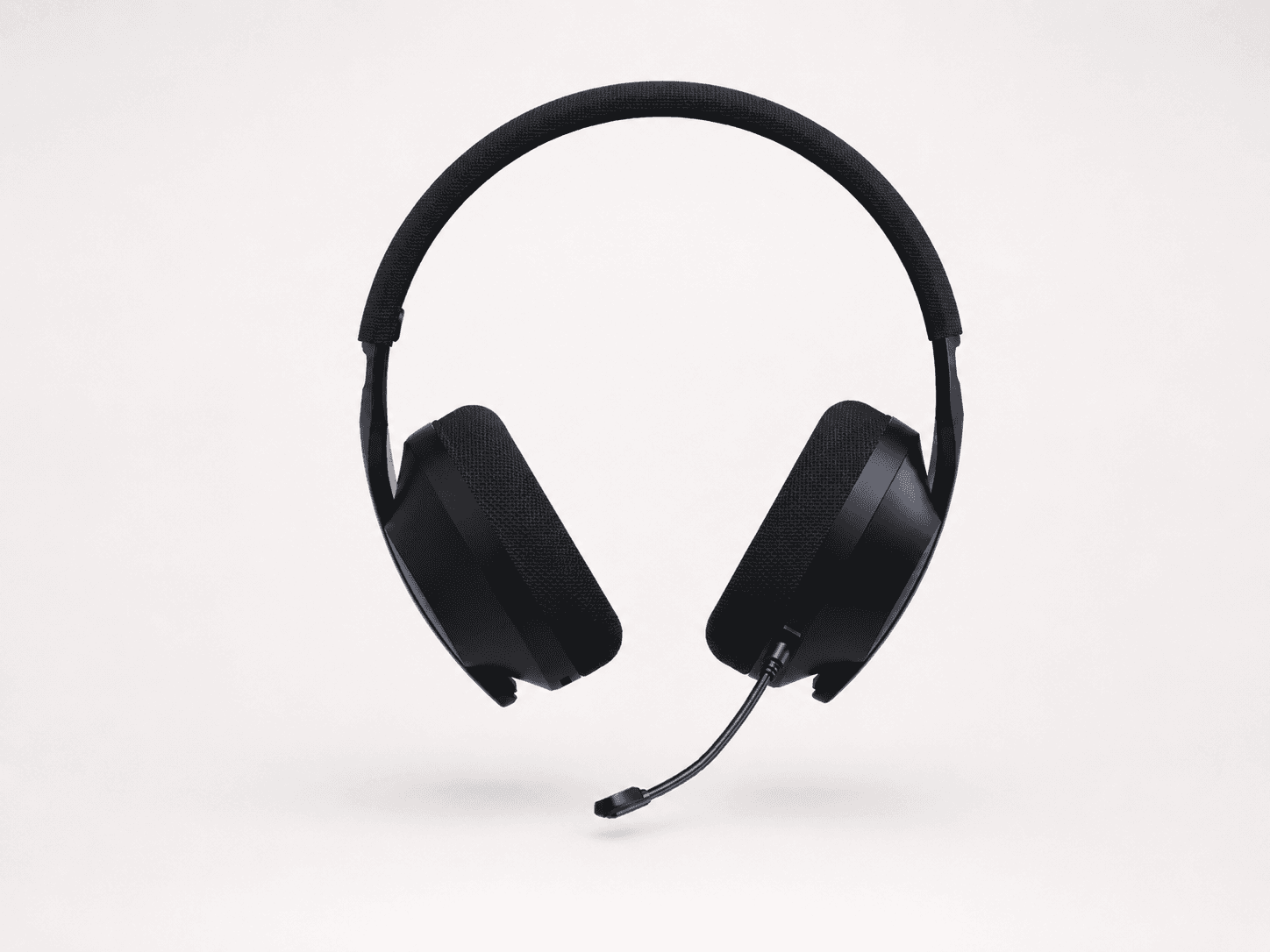 BTH 500 Korea OEM gaming headset case study lightweight rear headset view