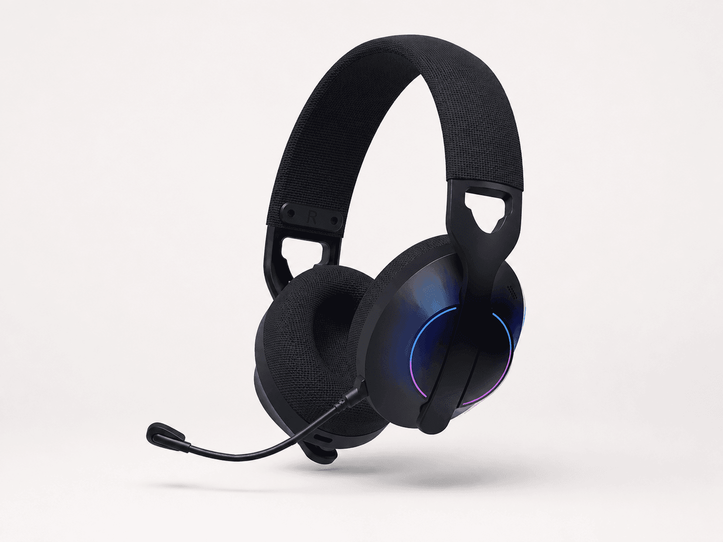 BTH 500 Korea OEM gaming headset case study RGB headset angle product view
