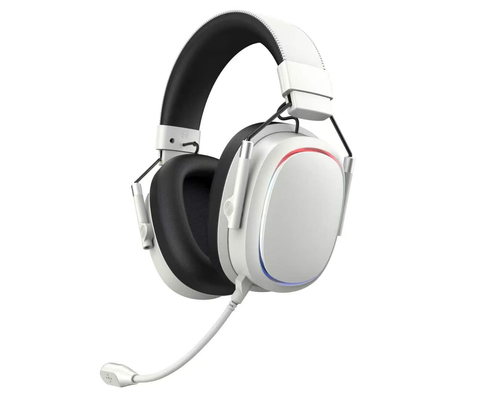 G946 USA OEM gaming headset case study white gaming headset side product view
