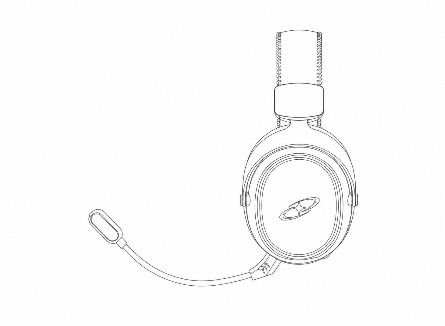 G950 metallic logo placement proposal prepared before private label sample production