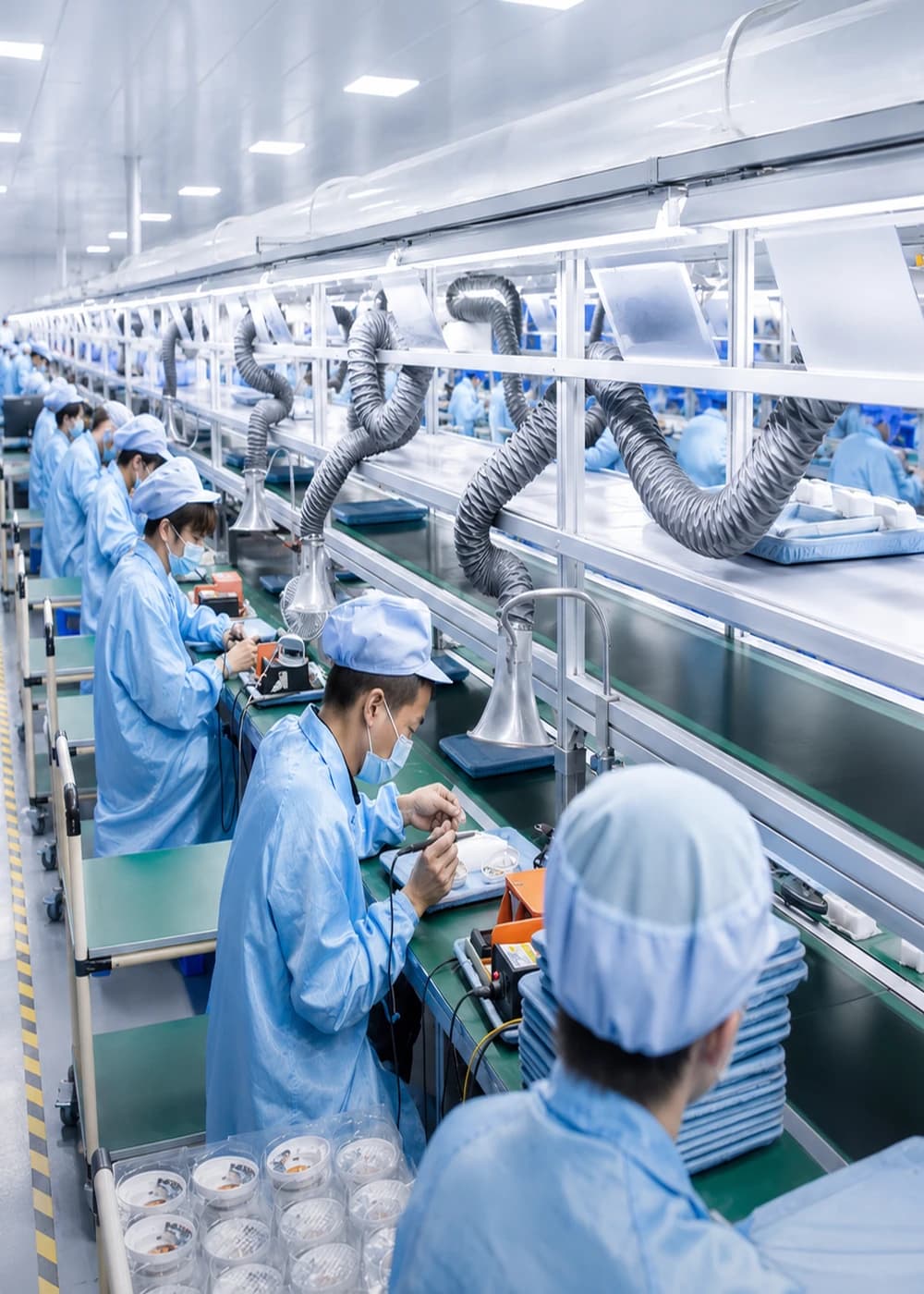 Assembly Line at MACH gaming audio factory