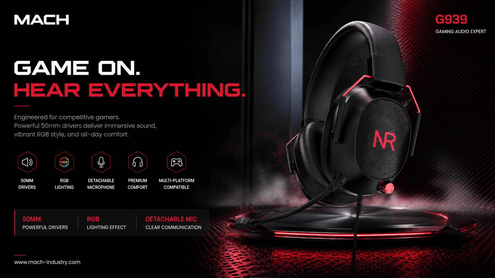 G939 Wired RGB Gaming Headset