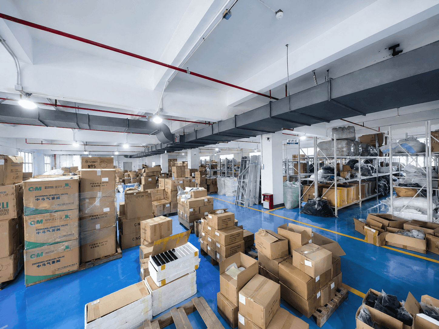Warehouse at MACH gaming audio factory