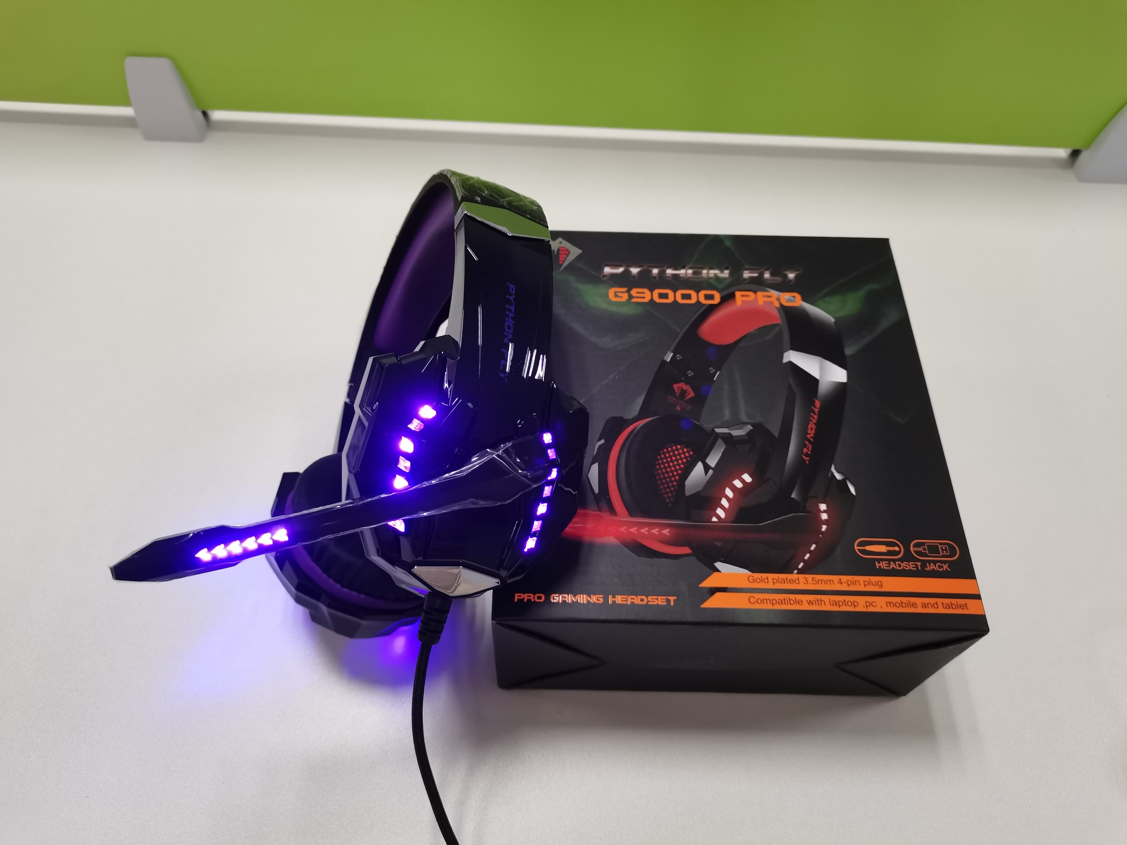 G9000pro OEM gaming headset case study audio testing support