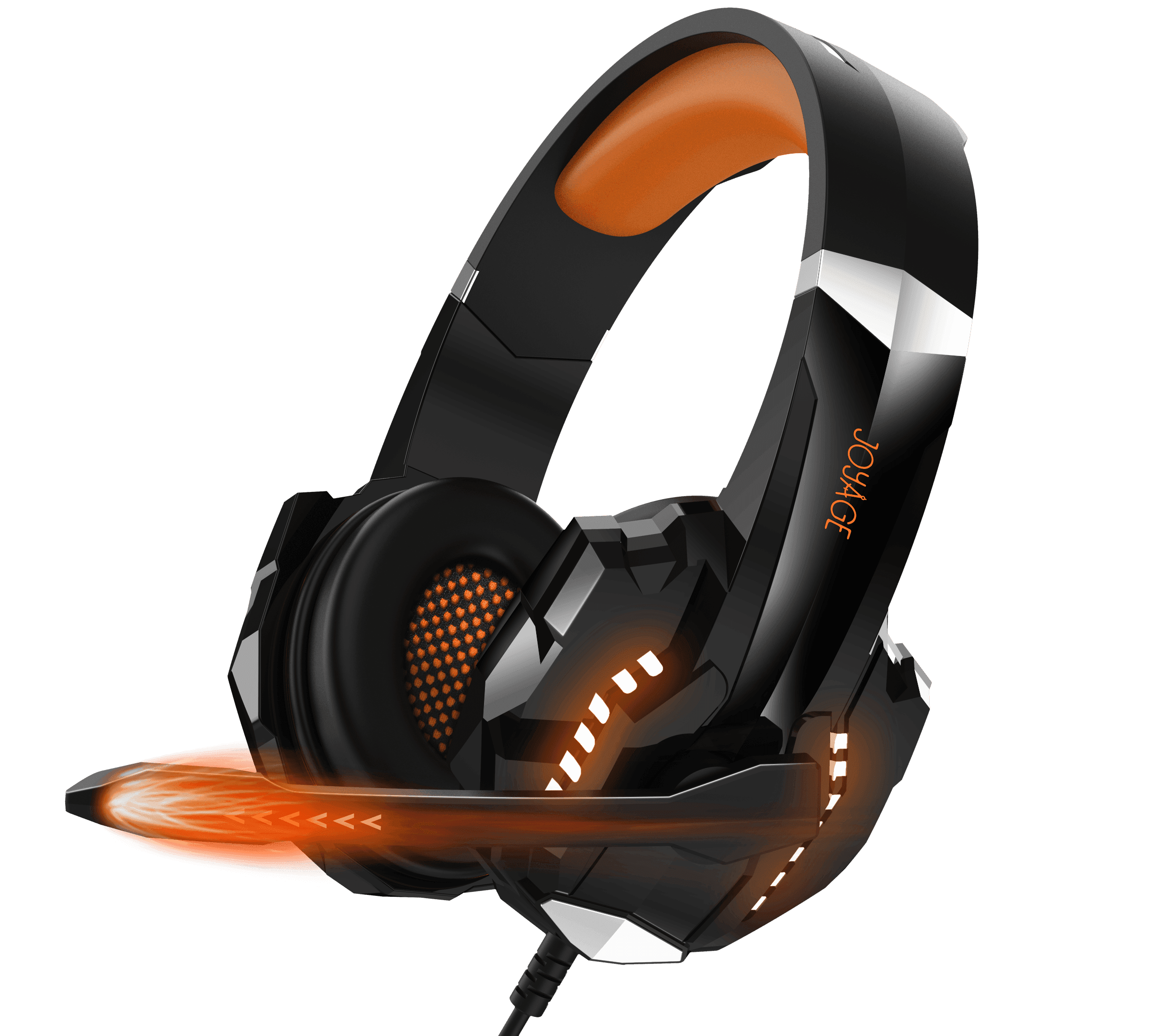 G9000pro CC Belgium OEM gaming headset case study orange color version