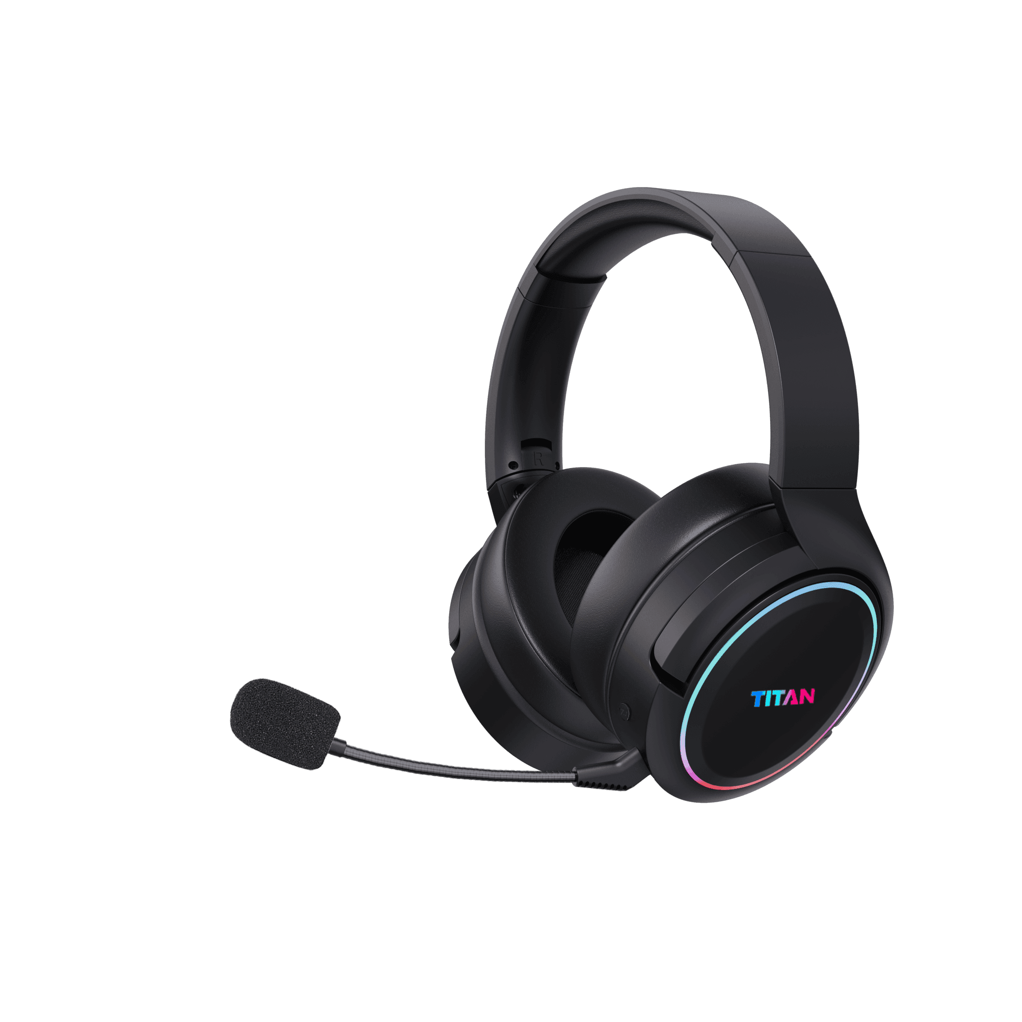 WH6 BT Korea OEM gaming headset case study black product view