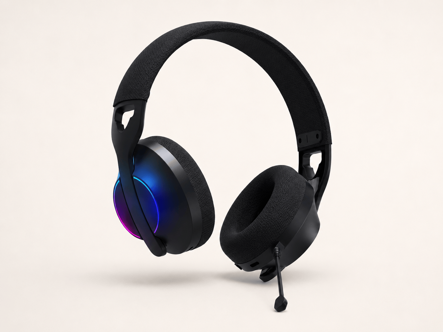BTH 500 RGB gaming headset product detail for Korea-market private-label project